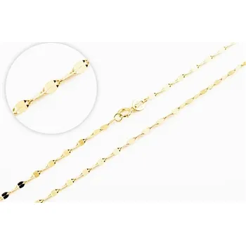 Řetízek Brisco Zlatý řetízek ankr valentina 42 cm