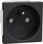 Zásuvka Unica antracit, clonky Schneider NU303954E