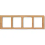 Čtyřrámeček Time Arbo olše ABB 3901F-A50140 51J