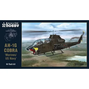 Plastikový model 1:32 AH-1G Cobra "Marines/US Navy" Hi-Tech Kit