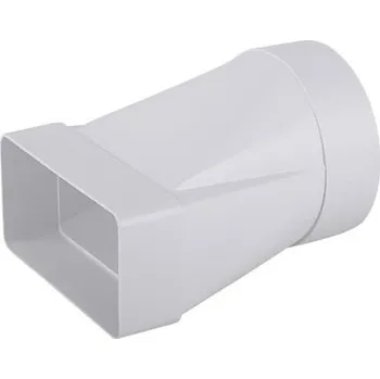 Ventilace MultiVac PVC přechod asymetrický 120x60 mm/100mm