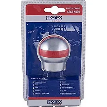 Hlavice řadicí páky Koncovka řadící páky SPARCO URBAN červená