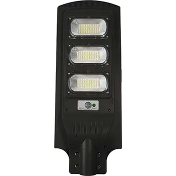 Stojací lampa Solární pouliční lampa s detektorem pohybu a dálkovým ovládáním 150W