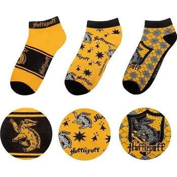 Pánské ponožky Cinereplicas Kotníkové ponožky Harry Potter - Mrzimor (3 páry)