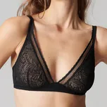 Simone Pérèle - Comete podprsenka triangle bez kostic nevyztužená black 85C 12S210