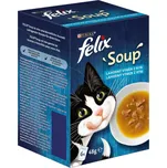 Purina Felix Soup Rybí výběr 6x 48 g
