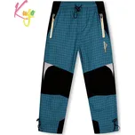 Chlapecké plátěné kalhoty - KUGO FK7605, tyrkysová Barva: Tyrkysová, Velikost: 116