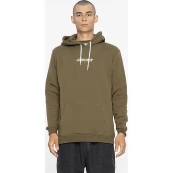 Pánská mikina SANTA CRUZ mikina - Cosmic Bone Hand Hood Uniform Green (UNIFORM GREEN) velikost: S