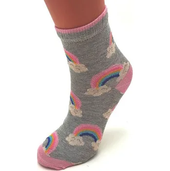 Dámské ponožky Veselé ponožky DUHA - vel. 35 - 42 vel. 39 - 42