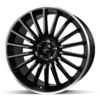 Alu kolo Alu disk Keskin KT15 BLP 8x18 5x112 ET45 černý leštěný