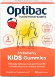 Optibac Kids Gummies jahoda 30 bonbónů