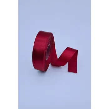 Stuha Saténová stuha - 25 mm, červená