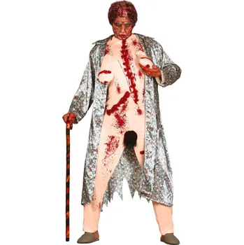 Karnevalový kostým Bláznivá bába - zombie