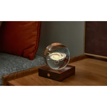 Stojací lampa Stolní lampička s 3D motivem, více variant - Gingko Motiv: galaxie