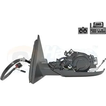 Auto zrcátko Vnější zpětné zrcátko VAN WEZEL 0307857