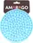 Amarago Lízací kruh 15 cm, modrý