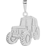 Stříbrný přívěsek Traktor,