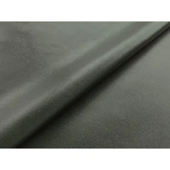 Koženka na úpletu, khaki