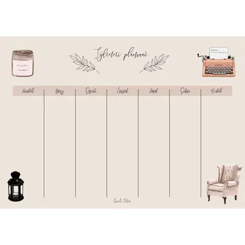 Diář Canli týdenní plánovač Things