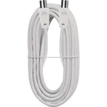 EMOS Anténní koaxiální kabel stíněný 10m – rovné vidlice
