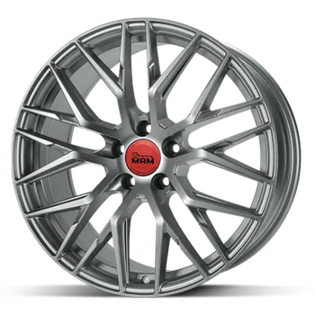 Disk Alu disk MAM RS4 MSL 8x18 5x120 ET35 stříbrný matný