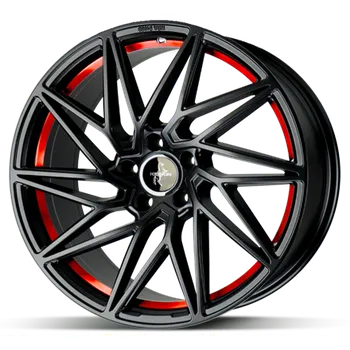 Disk Alu disk Keskin KT20 BPRI 8x18 5x112 ET30 černo červený