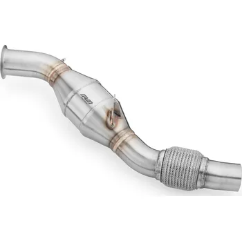 Katalyzátor RM Motors Downpipe BMW E90, E91, E92, E93 316d, 318d, 320d N47 + KATALYZÁTOR Emisní norma: Euro 3, Kapacita: 200 cpsi