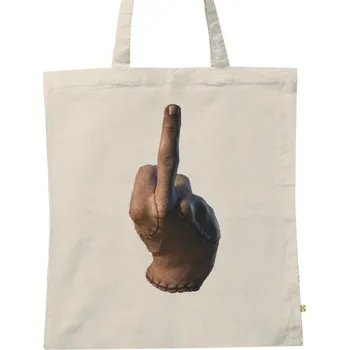 BIO plátěná taška s potiskem Věc, ruka, wednesday