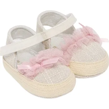 Capáčky MAYORAL dívčí sandály s mašlí béžová, růžová vel. 18