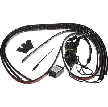 LED páska LED podsvětlení vnitřní/vnější RGB 12V, bluetooth, 4 pásky 95rgb-set07