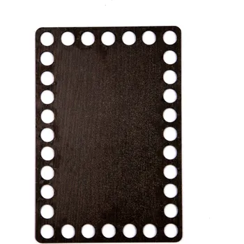 Pro Háčkování Dno na košík obdélník 15 x 10 cm dekor wenge 2. jakost