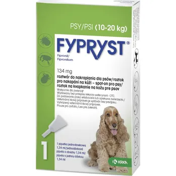 KRKA Fypryst spot on Dog M 10-20kg 1x1,34ml