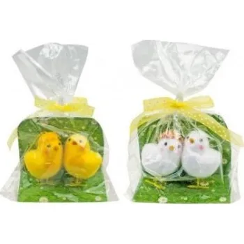 Vánoční dekorace Velikon.kuřátka sada (2ks/sáč)