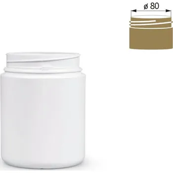 Dóza na potraviny Dóza MAXIM 0,5l 45g bez loga Barva: Modrá se slep. znakem CENA DÓZY BEZ UZÁVĚRU - uzávěry objednávejte v sekci související zboží