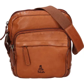 Pánská aktovka Pánská kožená taška na doklady Dakar Lukas - koňak