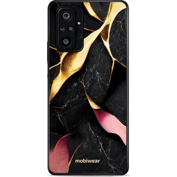 Telefonní příslušenství Lesklý kryt Mobiwear Glossy - Xiaomi Redmi Note 10 Pro - G021G Černý a zlatavý mramor (Prémiové lesklé pouzdro, obal, kryt Mobiwear Glossy na mobil Xiaomi Redmi Note 10 Pro - G021G Černý a zlatavý mramor, materiál Plast + TPU silikon - krytí po všech)