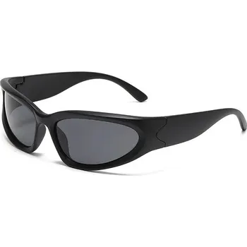 Sluneční brýle VeyRey sportovní sluneční brýle steampunk Yolzalgil černá univerzální