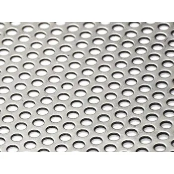 Plech Nerezový děrovaný plech - 1.4301: 0,5 x 1000 x 2000 - Rv 5-8
