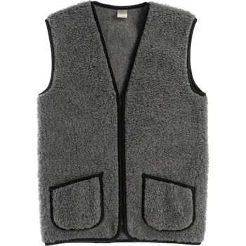 Dámská vesta Vesta Merino grafitová zip 2XL