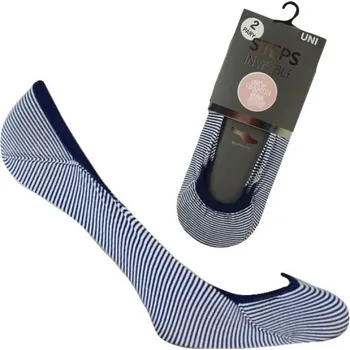 Dámské ponožky Dámské extra jemné pruhované ťapky Steps