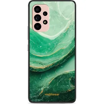 Pouzdro na mobilní telefon Lesklý kryt Mobiwear Glossy - Samsung Galaxy A53 5G - G023G - Zelený mramor (Prémiové lesklé pouzdro, obal, kryt Mobiwear Glossy na mobil Samsung Galaxy A53 5G - G023G - Zelený mramor, materiál Plast + TPU silikon - krytí po všech stranách, neošoupatelný)