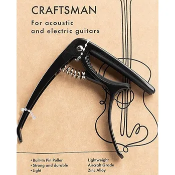 Strunný nástroj Kapodastr Henrys Craftsman HCP20 BK