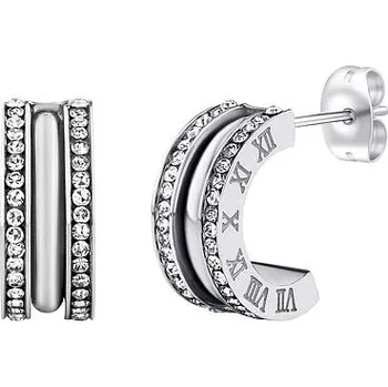 Náušnice Náušnice Sunny z chirurgické oceli s Brilliance Zirconia KMM104554