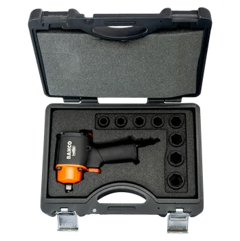 Gola sada Sada rázových utahováků BAHCO 1/2" BPC813K1 (Micro Sada rázového utahováku s velmi krátkými rázovými hlavicemi)