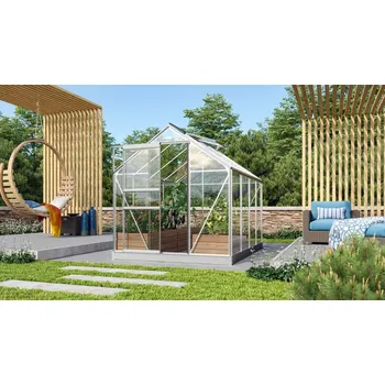 Skleník VITAVIA GARDEN Skleník VITAVIA VENUS 5000 čiré sklo 3 mm stříbrný LG1027