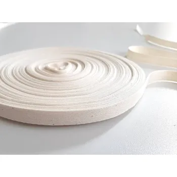 Šňůra na prádlo Snový svět Bavlněná keprovka - ecru (REZ00) - 16 mm