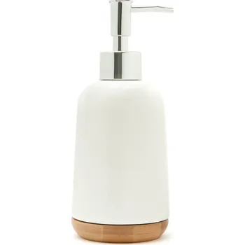 Dávkovač mýdla Dávkovač mýdla SAT Ella dřevo/bílý, SATDELLA99BI
