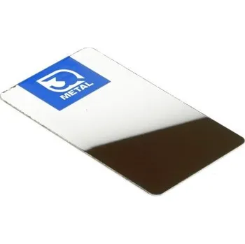 Plech Nerezový lesklý plech s fólií - 1.4301: 1,0 x 1000 x 2000