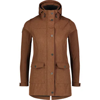 Dámská softshellová bunda Dámský softshellový kabát NORDBLANC TEXTURE NBWSL7579 HNĚDÁ 38