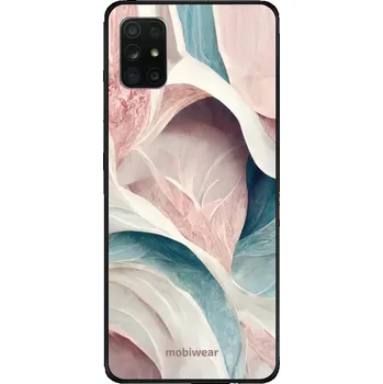 Telefonní příslušenství Lesklý kryt Mobiwear Glossy - Samsung Galaxy A71 - G026G - Růžový a zelenkavý mramor (Prémiové lesklé pouzdro, obal, kryt Mobiwear Glossy na mobil Samsung Galaxy A71 - G026G - Růžový a zelenkavý mramor, materiál Plast + TPU silikon - krytí po všech)